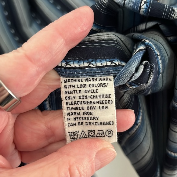 🤠RARE TOMMY BAHAMA WESTERN STYLE LONG SLEEVE 100% COTTON SIZE L GREAT CON. - Picture 7 of 7